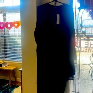 NWT Urban Coco size Small long black velvet cardigan / wrap